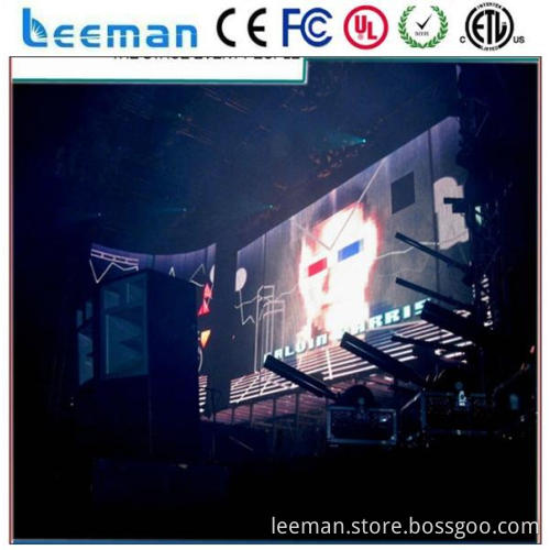 flexible indoor display screen P10 yellow color led star curtain